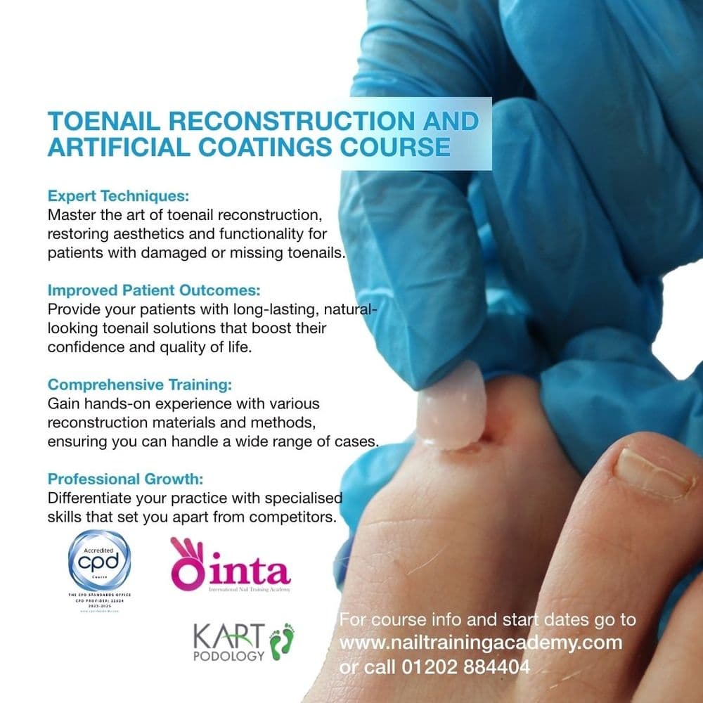 Toenail Reconstruction and Artificial Coatings course
