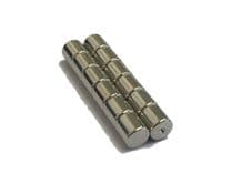 N42 Neo Disc - D4mm x 4mm - 0.6kgs pull force - Dimple on North Pole