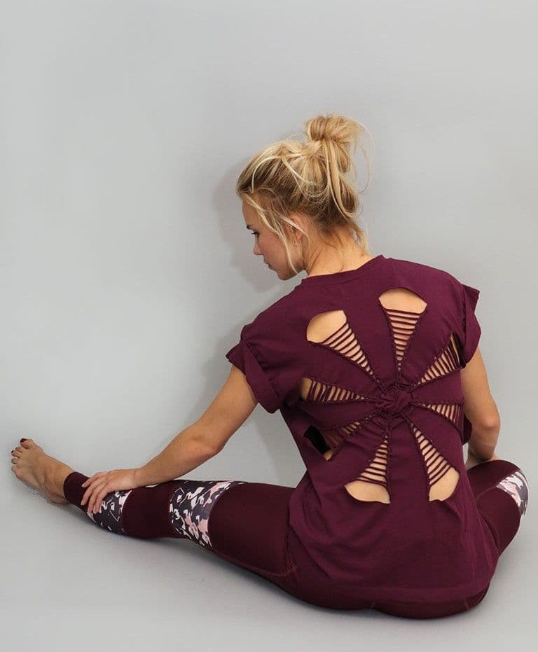 Acai Spider Back Tee AC023 - Purple