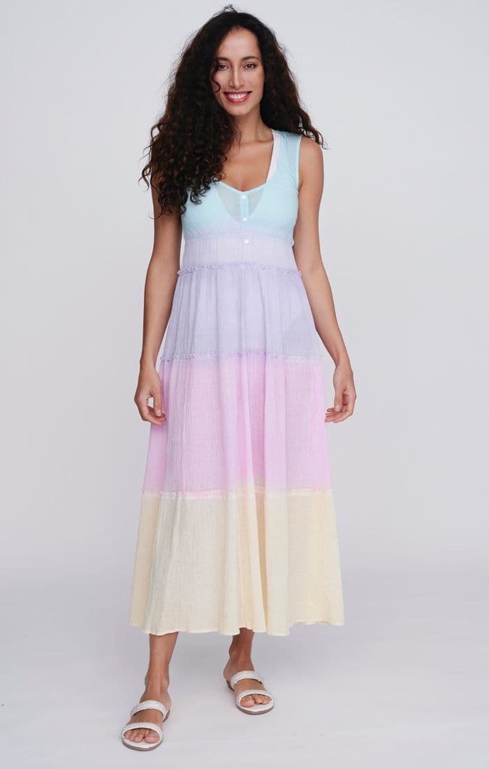 Biarritz Maxi Dress by Pia Rossini - Pastel