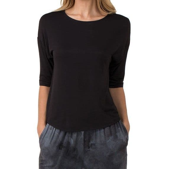 DKNY 3/4  Sleeve Top - Black