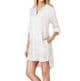 DKNY Checked In Sleepshirt - White
