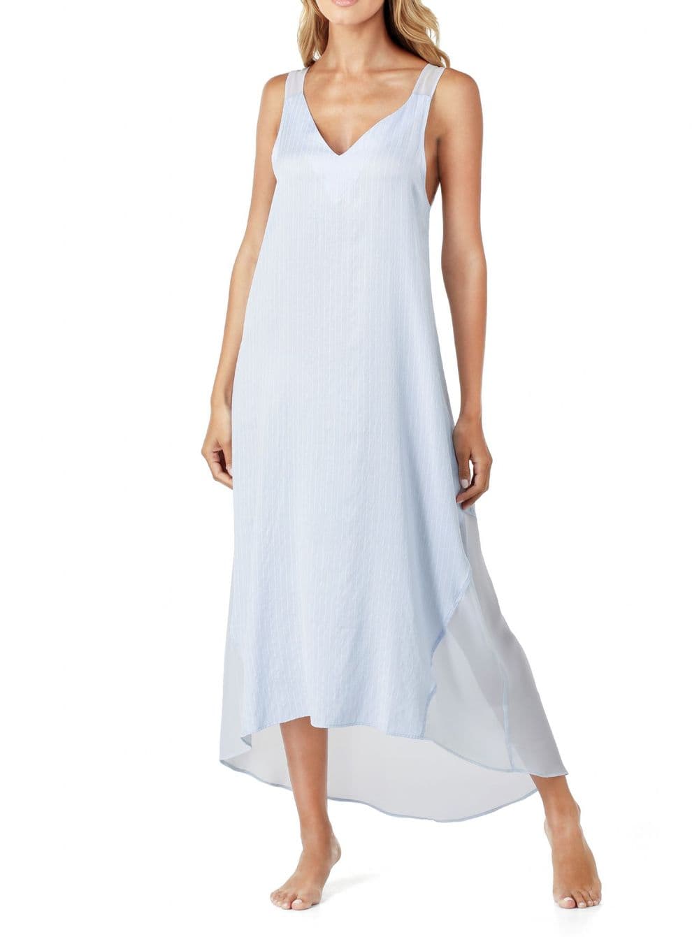 DKNY Fresh Perspective Long Chemise - White