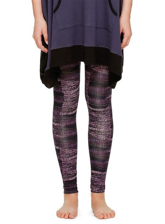 DKNY Resort Lounging Leggings - Black Abstract