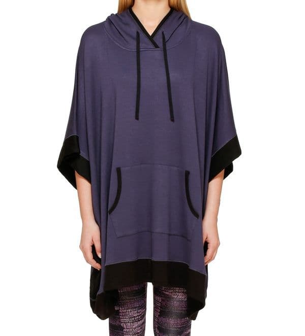 DKNY Resort Lounging Sleep Poncho - Purple