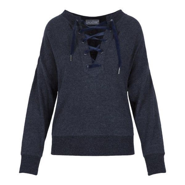 LingaDore Mood Indigo Wooly Sweater - Dark Blue
