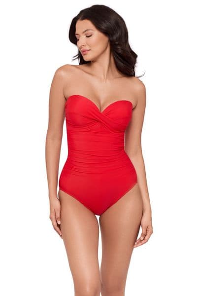 Miraclesuit Rock Solid Madrid Swimsuit - Poppy