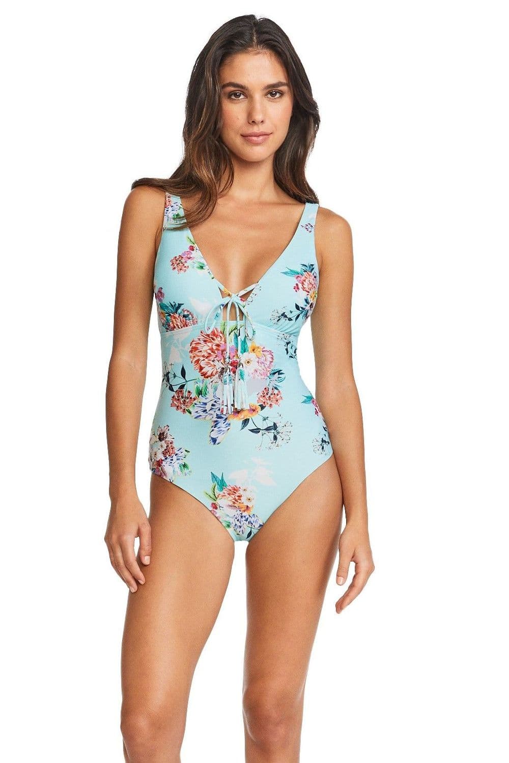 Moontide Versailles Braided Plunge Swimsuit