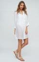 Reeva Beach Shirt by Pia Rossini - White