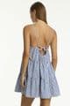 Sea Level Boathouse Tie Back Sundress - Blue/White