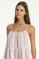 Sea Level Boho Stripe Tie Back Sundress - Blue