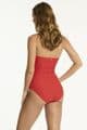 Sea Level Caracus Longline Halter Swimsuit - Spice Red