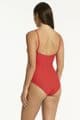 Sea Level Caracus Scoop Neck Swimsuit - Spice Red