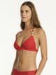 Sea Level Caracus Tri Halter Bikini Top - Spice Red