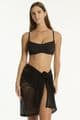 Sea Level Castaway Mesh Wrap - Black