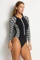 Sea Level Costa Long Sleeve Surf Suit - Black