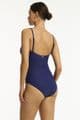 Sea Level De Soleil Scoop Neck Swimsuit - French Navy