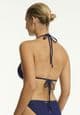 Sea Level De Soleil Tri Bikini Top - French Navy