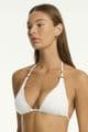 Sea Level De Soleil Tri Bikini Top - White