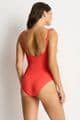 Sea Level Essentials D/DD Frill Swimsuit - Tango