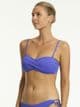 Sea Level Essentials Twist Bandeau Bikini Top - Iris