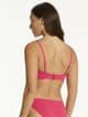 Sea Level Essentials Twist Bandeau Bikini Top - Roseberry
