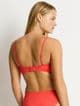 Sea Level Essentials Twist Bandeau Bikini Top - Tango