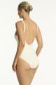 Sea Level Nautique Chain Link Longline Swimsuit - Coconut
