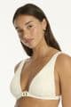 Sea Level Nautique Chain Link Longline Tri Bikini Top - Coconut