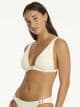 Sea Level Nautique Chain Link Longline Tri Bikini Top - Coconut