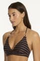 Sea Level Riptide Halter Bikini Top - Black