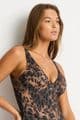 Sea Level Savanna Longline Swimsuit - Chocolate