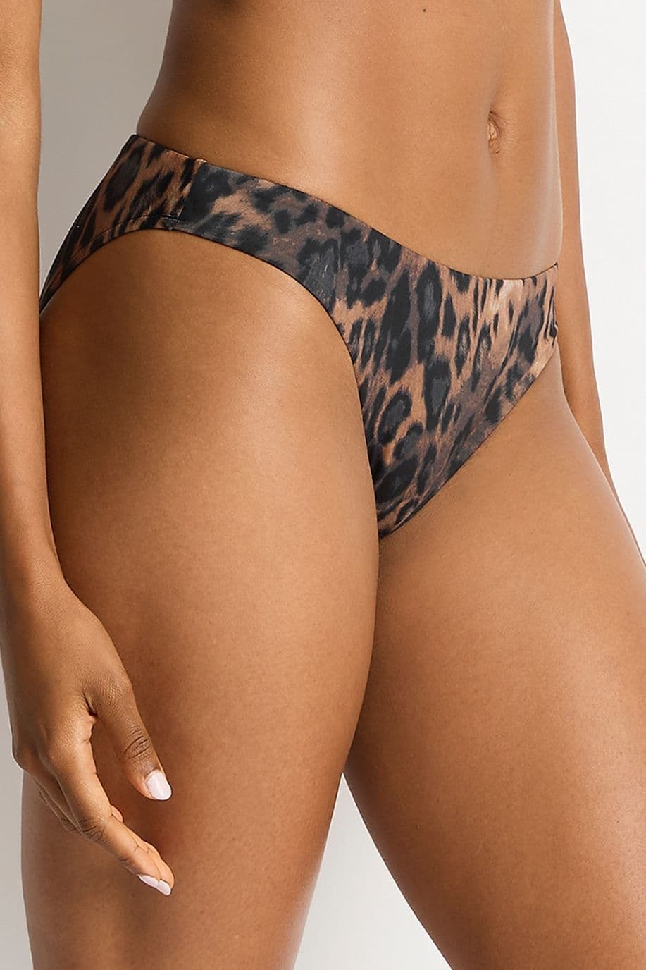 Sea Level Savanna Regular Cheeky Bikini Brief - Chocolate