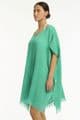 Sea Level Sunset Kaftan - Evergreen