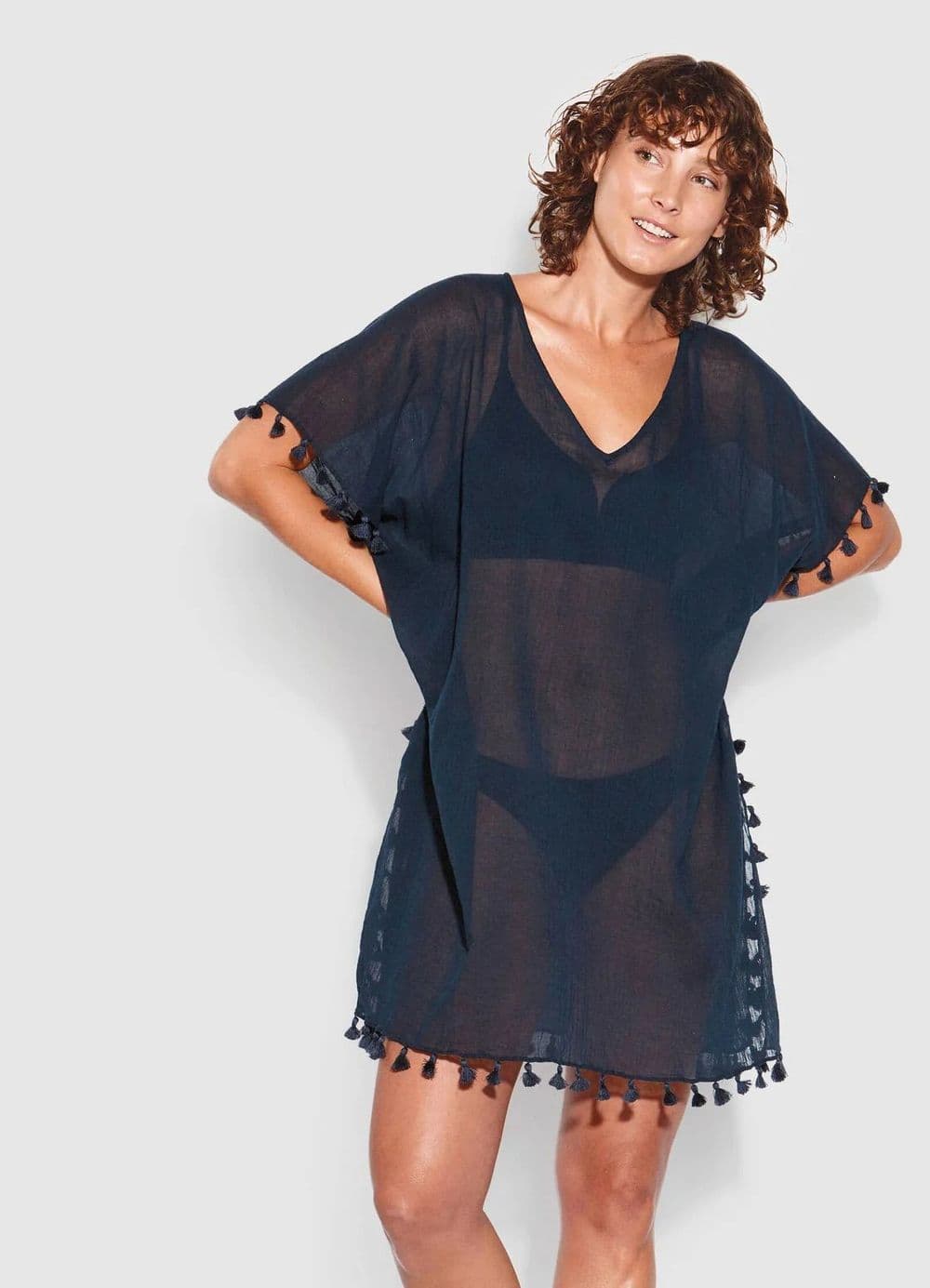 Seafolly Amnesia Kaftan - Indigo
