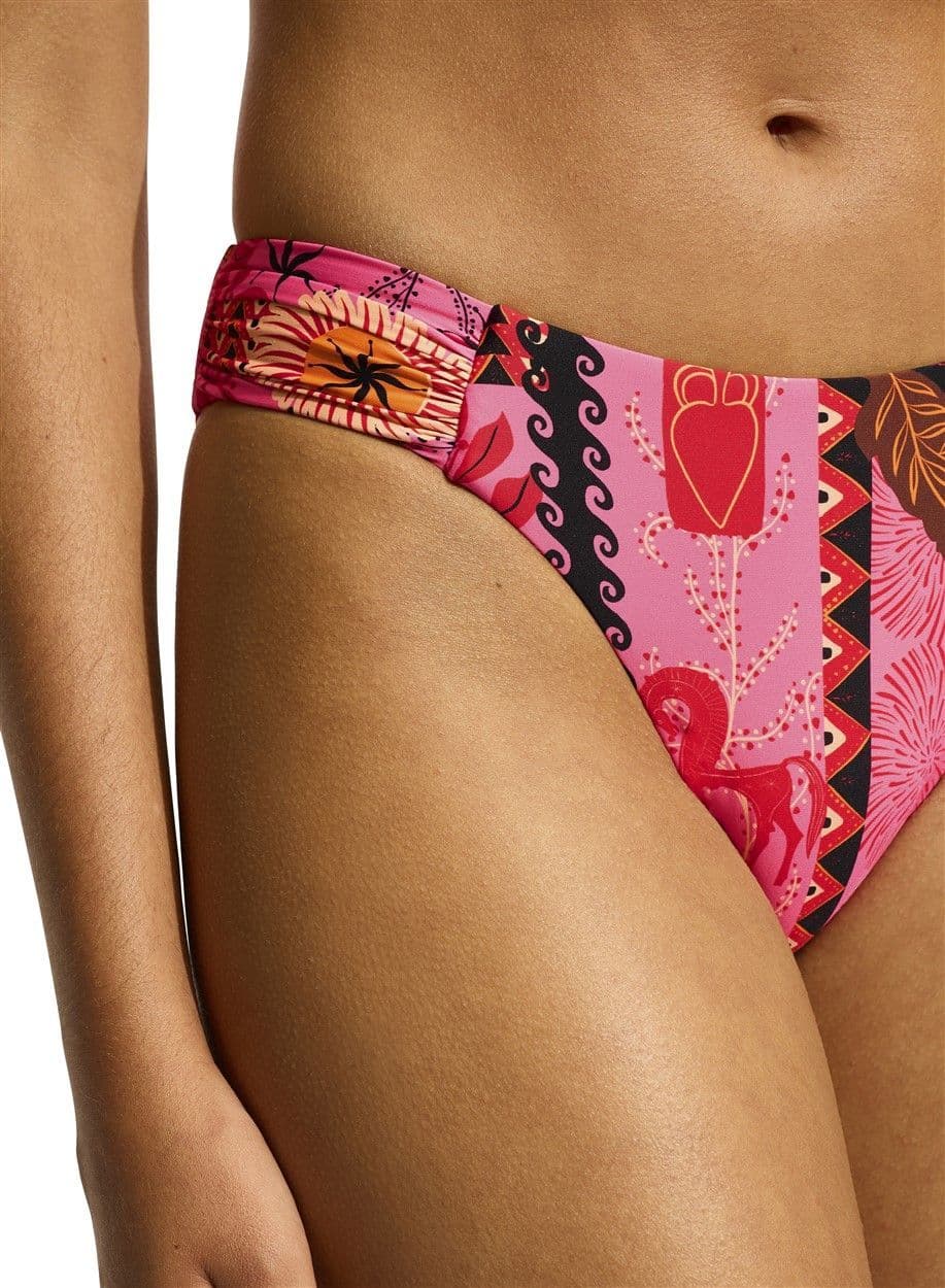 Seafolly Atlantis High Leg Bikini Brief - Paradise Pink