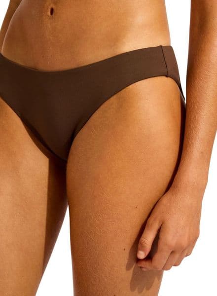 Seafolly Collective Hipster Bikini Brief - Dark Chocolate