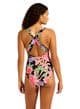Seafolly Hot House Flowers Cross Back Swimsuit - Black