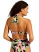 Seafolly Hot House Flowers Halter Bandeau Bikini Top - Black