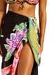 Seafolly Hot House Flowers Sarong - Black