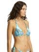 Seafolly La Mer Longline Slide Tri Bikini Top - Aquatic Blue