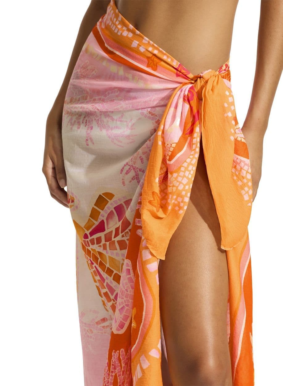 Seafolly La Mer Sarong - White