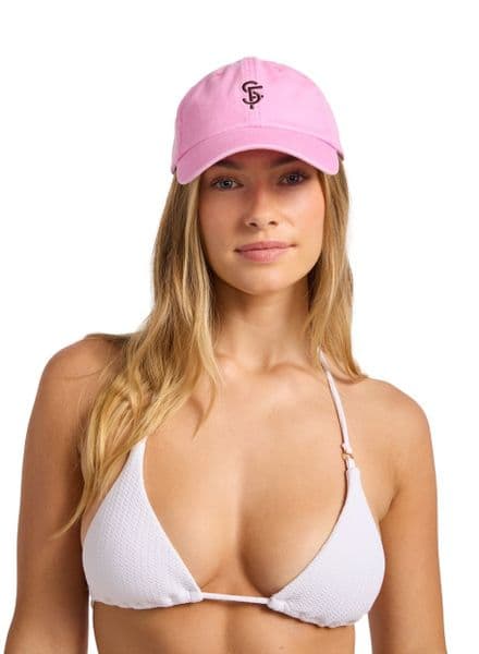 Seafolly Shady Lady Washed Cap - Pop Pink