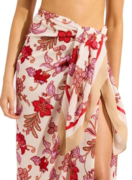 Seafolly Summer Chintz Sarong - Ecru