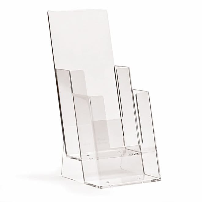 2 Pocket DL (1/3 A4) Portrait Leaflet Holder