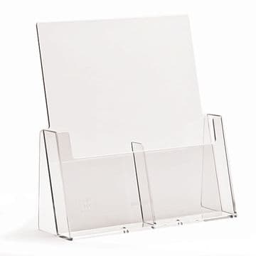 2C112 | 2 Pocket DL (1/3 A4) Portrait Leaflet Holder