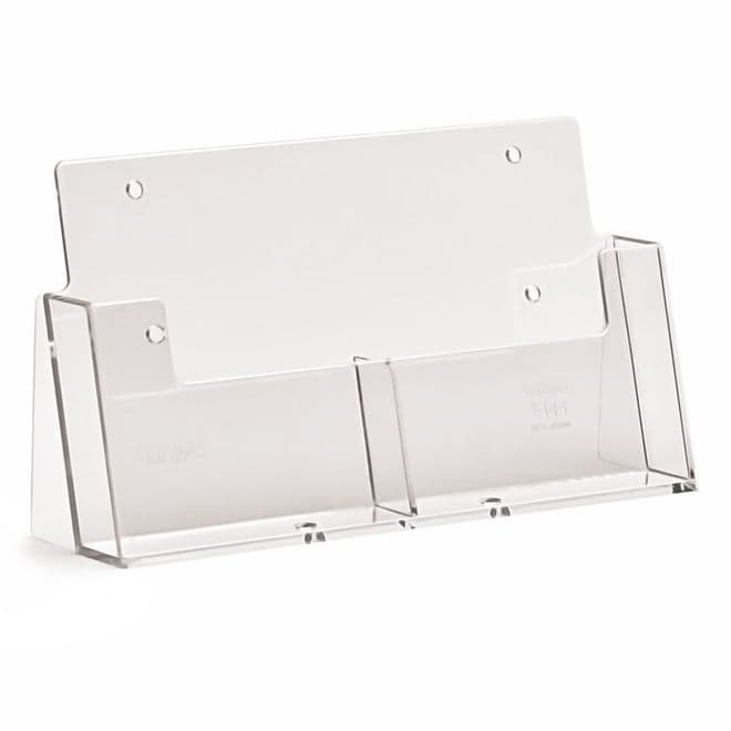 2 Pocket A6 Portrait Leaflet Holder
