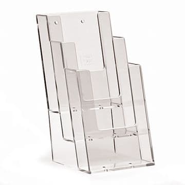 3C104 | 3 Pocket 1/3 A4 Portrait Leaflet Holder