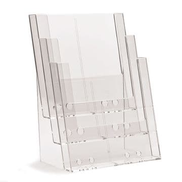 3C230 | 3 Pocket A4 Portrait Leaflet Holder