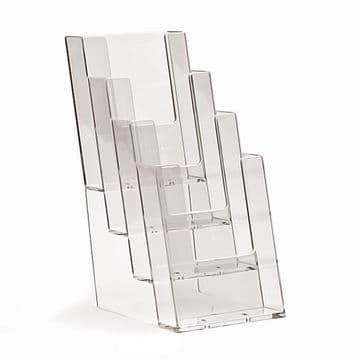 4C110 | 4 Pocket DL (1/3 A4) Portrait Leaflet Holder